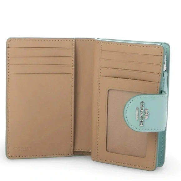 Coach Medium Corner Zip Wallet in Signature Jacquard - Picture 3 of 4